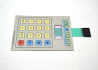 LCD Ekran Pencereli Düz / Kabartmalı Push Button Membran Switch Klavye