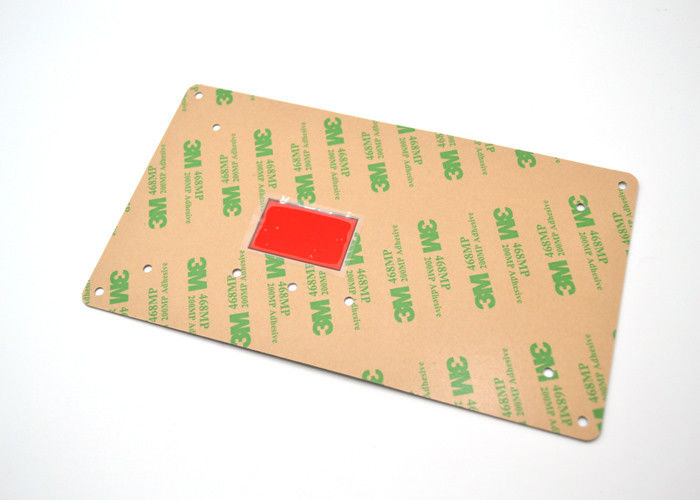 Kırmızı Renkli Şeffaflık Pencereli Düz Tip Membrane Switch Panel Dokunmamış