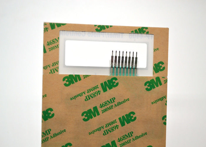 Zamanlayıcı / Fotoğraf Denetleyicisi için Grafik Yerleşimi Üzerinde Dokunmatik Noktalar ile Düz Membrane Switch