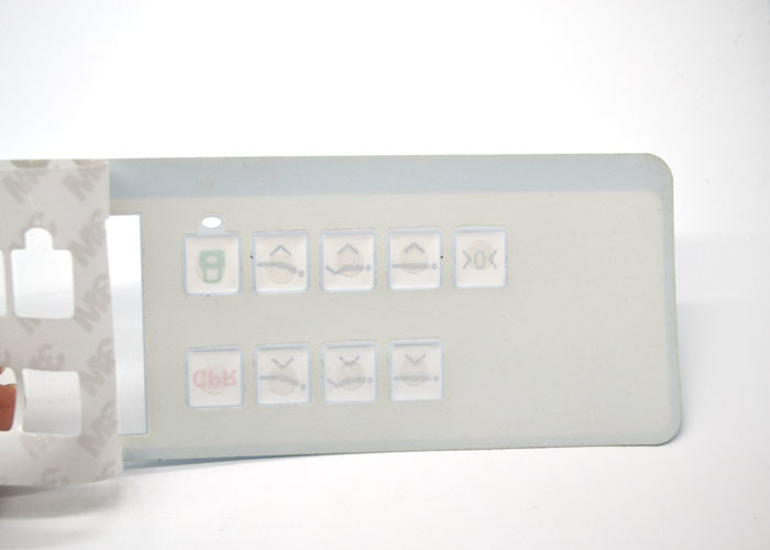 Microchip Müşteri Logosu için Çizilmeye Dayanıklı Membrane Switch Panel